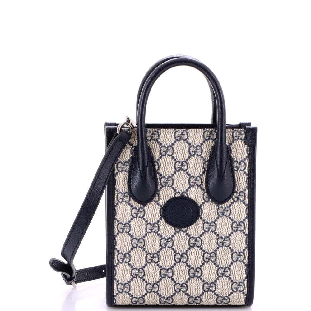 Gucci Interlocking G Patch Tote Gg #210791G11B - image 1